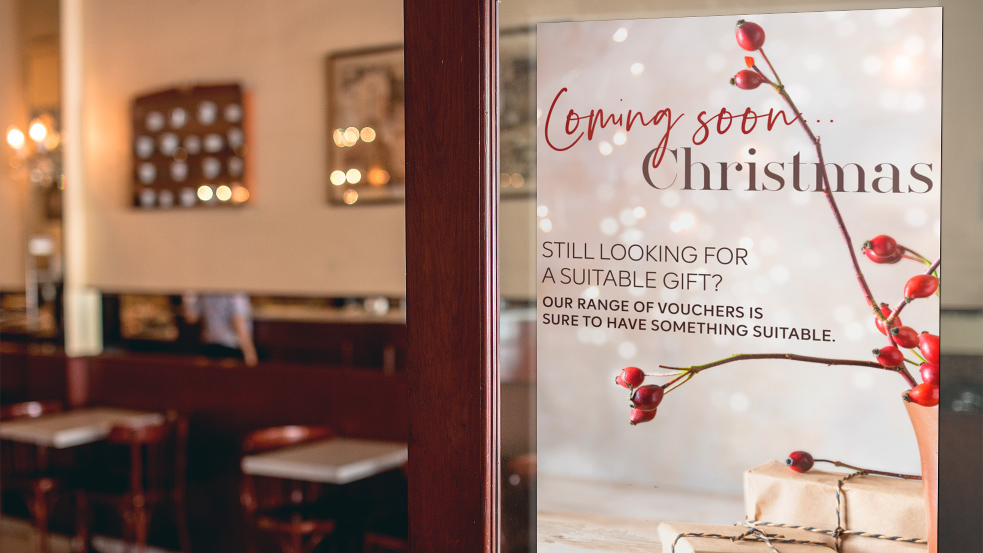 On-site advertising – effectively increase voucher sales